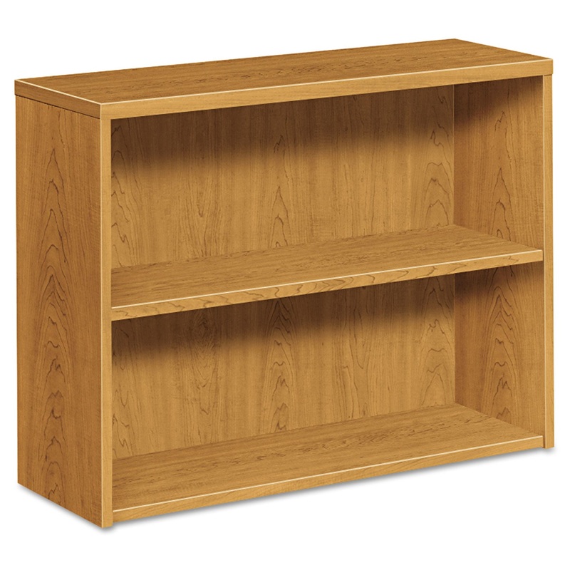 10500 Series Laminate Bookcase, Two-Shelf, 36w X 13-1/8d X 29-5/8h, Harvest