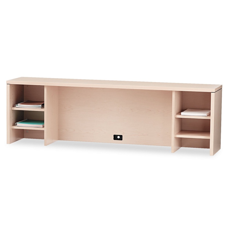 10500 SERIES STACK-ON PC ORGANIZER, 72W X 14.63D X 22H, NATURAL MAPLE