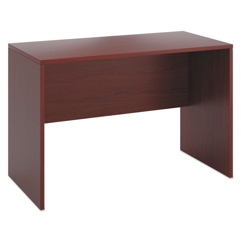 10500 Series Standing Height Desk Shell, 60w X 30d X 42h, Mahogany