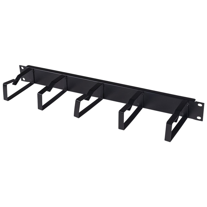 DYNAMIX 19” 1RU 105mm Deep Metal Cable Management Bar. Supplied with Cage Nuts.