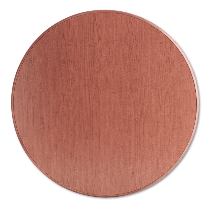 10700 Series Round Table Top, 42″ Diameter, Bourbon Cherry