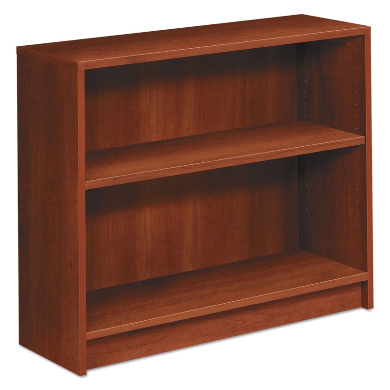 1870 Series Bookcase, Two Shelf, 36w X 11 1/2d X 29 7/8h, Cognac