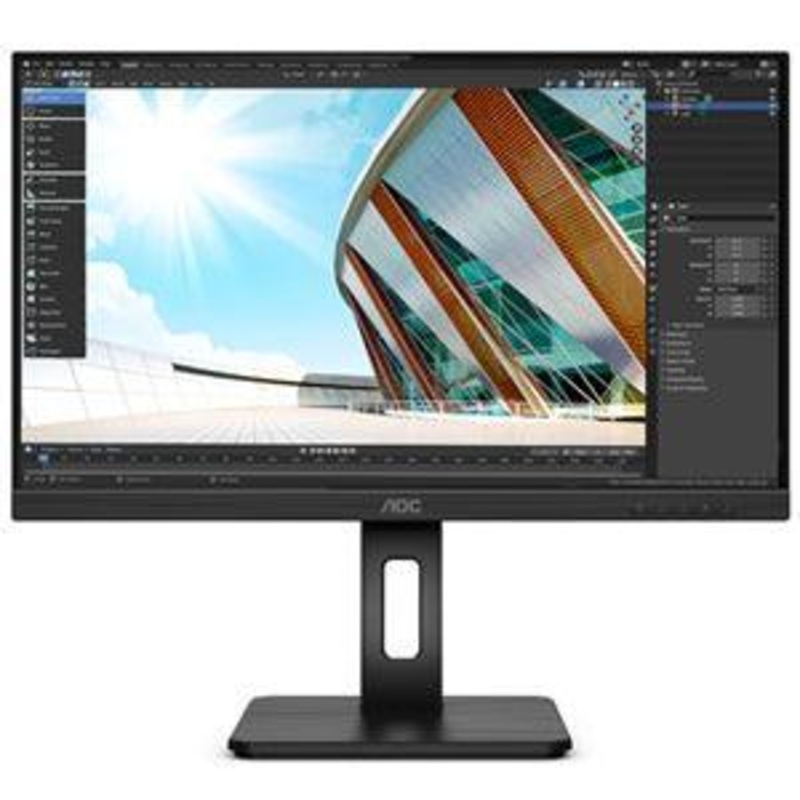 AOC 24P2C 24″ 1920×1080 HDMI DP USB-C Ergo Frameless Monitor 4yr wty