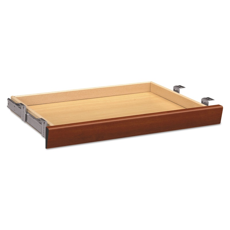 LAMINATE ANGLED CENTER DRAWER, 26W X 15.38D X 2.5H, COGNAC
