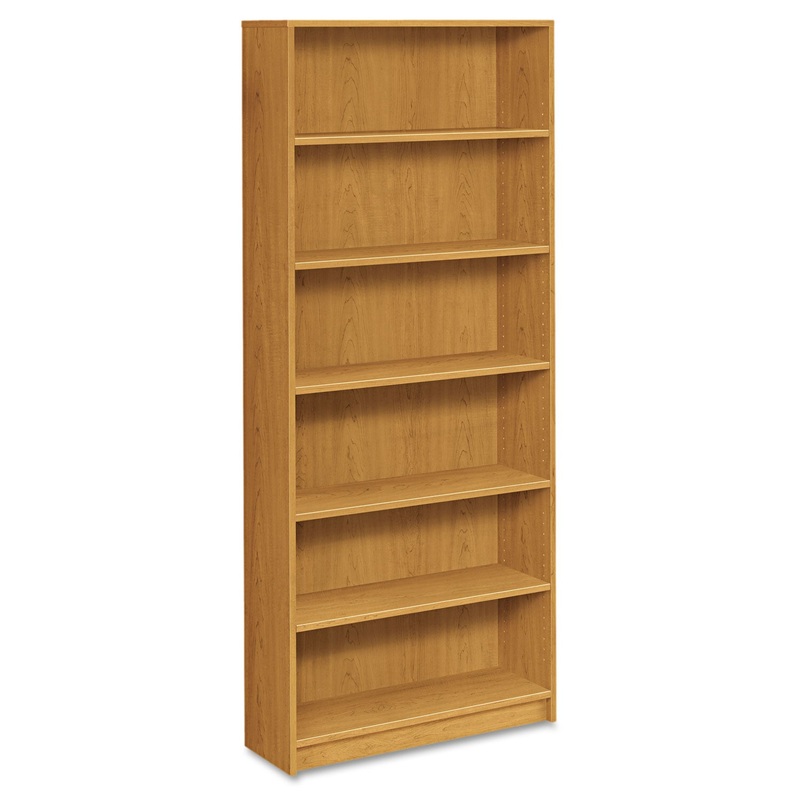 1870 Series Bookcase, Six Shelf, 36w X 11 1/2d X 84h, Harvest