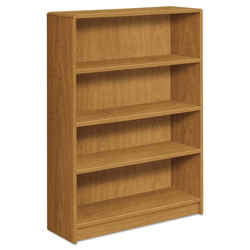 1890 Series Bookcase, Four Shelf, 36w X 11 1/2d X 48 3/4h, Harvest