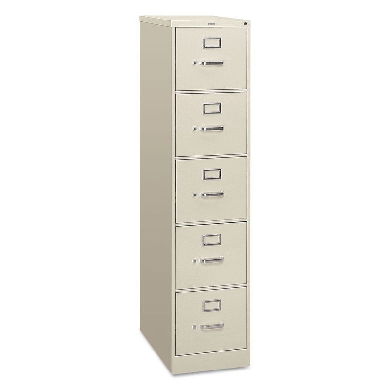 310 SERIES FIVE-DRAWER FULL-SUSPENSION FILE, LETTER, 15W X 26.5D X 60H, LIGHT GRAY