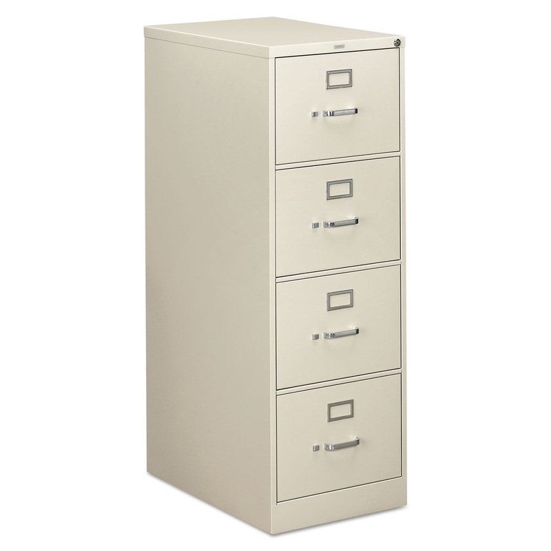 310 SERIES FOUR-DRAWER FULL-SUSPENSION FILE, LEGAL, 18.25W X 26.5D X 52H, LIGHT GRAY