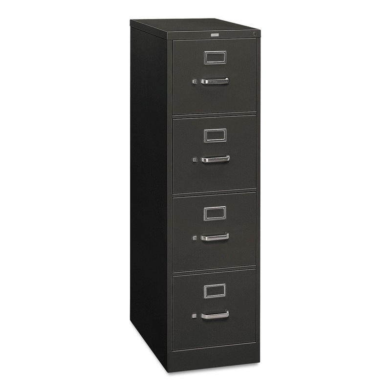 310 SERIES FOUR-DRAWER FULL-SUSPENSION FILE, LETTER, 15W X 26.5D X 52H, CHARCOAL