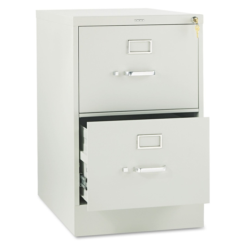 310 SERIES TWO-DRAWER FULL-SUSPENSION FILE, LEGAL, 18.25W X 26.5D X 29H, LIGHT GRAY
