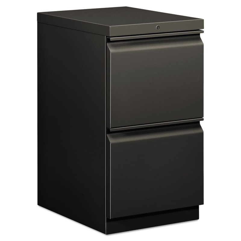 EFFICIENCIES MOBILE FILE/FILE PEDESTAL, 15W X 19.88D X 28H, CHARCOAL