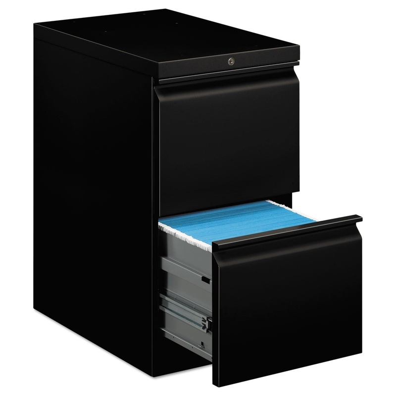 EFFICIENCIES MOBILE FILE/FILE PEDESTAL, 15W X 22.88D X 28H, BLACK