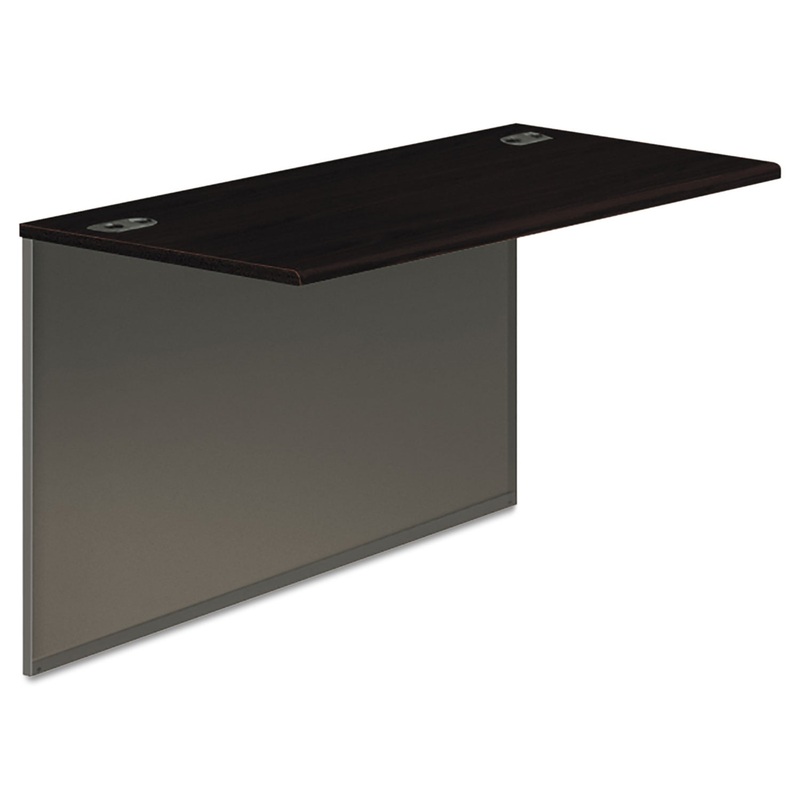38000 SERIES BRIDGE, 48W X 24D X 29.5H, MAHOGANY/CHARCOAL