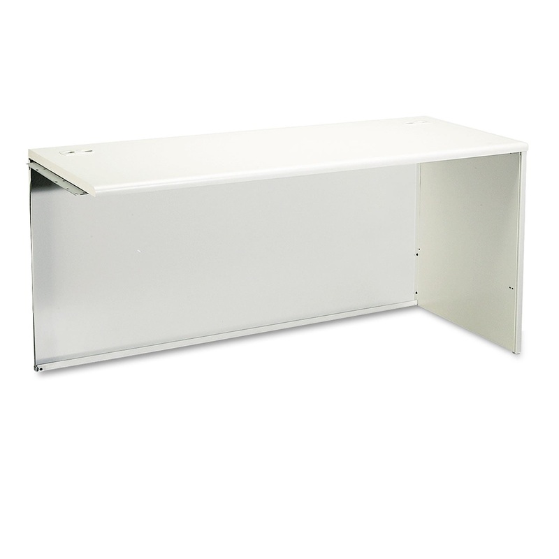 38000 Series Return Shell, Right, 60w X 24d X 29-1/2h, Light Gray