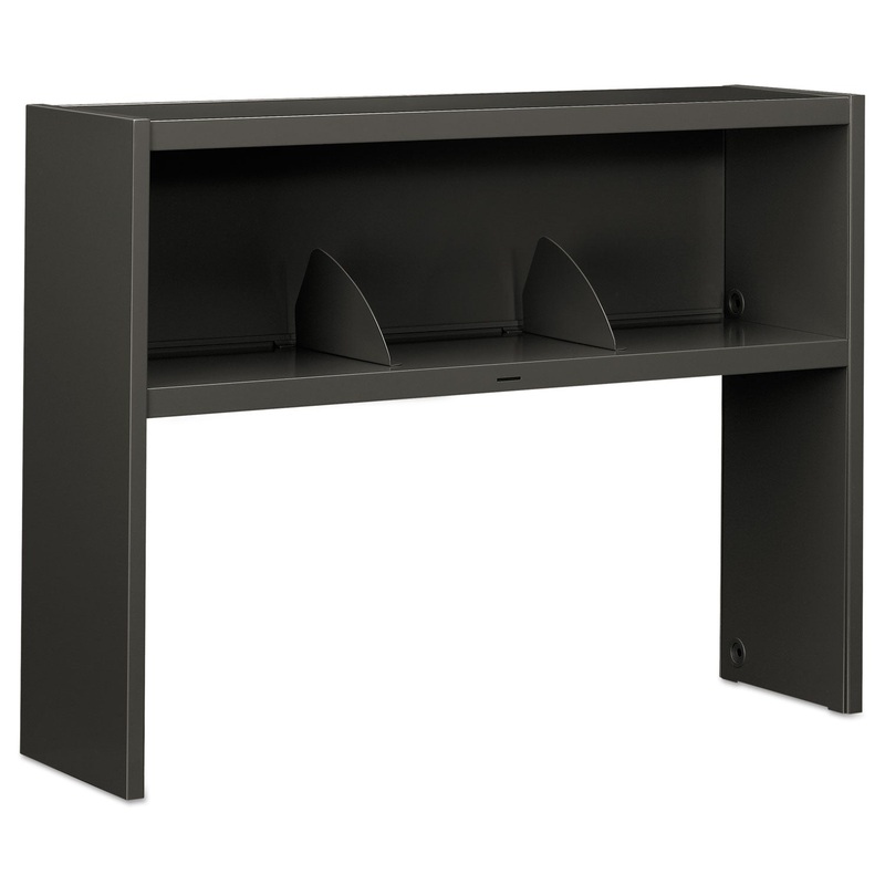 38000 SERIES STACK ON OPEN SHELF HUTCH, 48W X 13.5D X 34.75H, CHARCOAL
