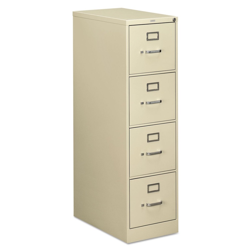 510 SERIES FOUR-DRAWER FULL-SUSPENSION FILE, LETTER, 15W X 25D X 52H, PUTTY