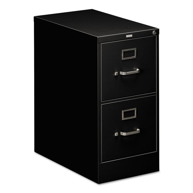 510 SERIES TWO-DRAWER FULL-SUSPENSION FILE, LETTER, 15W X 25D X 29H, BLACK