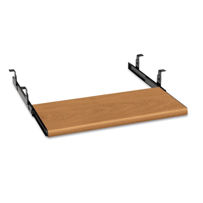 SLIDE-AWAY KEYBOARD PLATFORM, LAMINATE, 21.5W X 10D, HARVEST