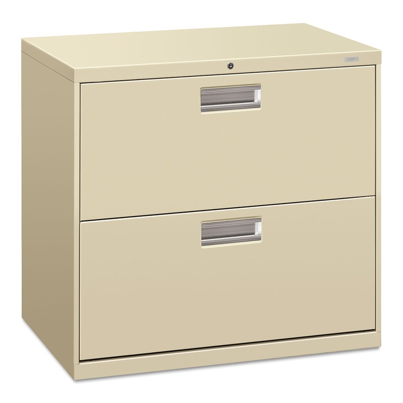 600 SERIES TWO-DRAWER LATERAL FILE, 30W X 18D X 28H, PUTTY