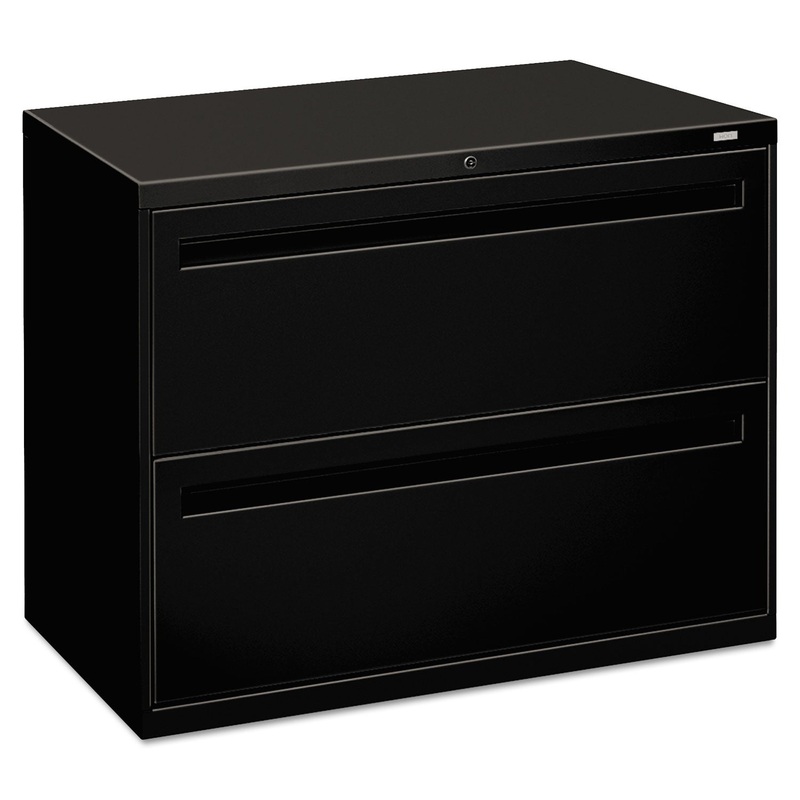 700 SERIES TWO-DRAWER LATERAL FILE, 36W X 18D X 28H, BLACK