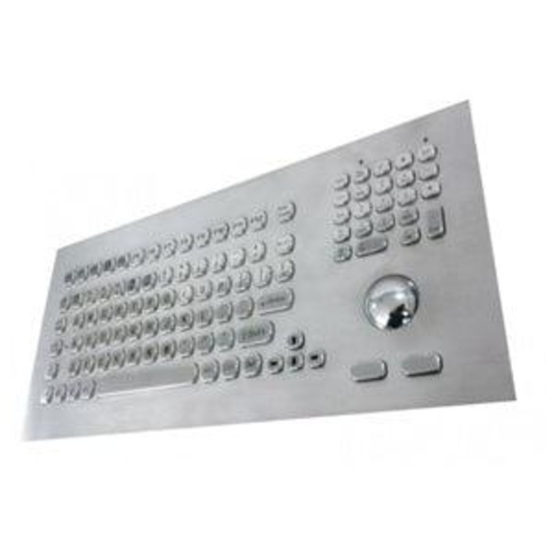 Inputel KB021 Stainless Steel Keyboard + Trackball IP65 – PS2