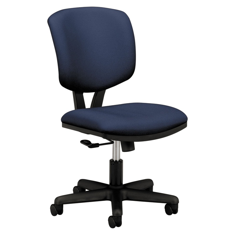 VOLT SERIES TASK CHAIR, SUPPORTS UP TO 250 LBS., NAVY SEAT/NAVY BACK, BLACK BASE