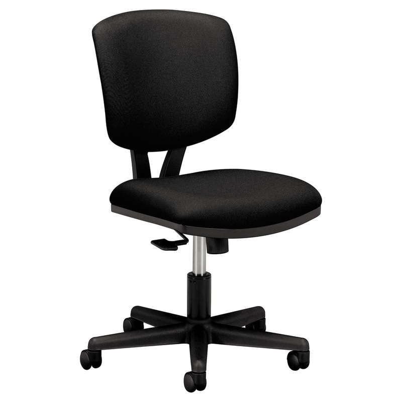 VOLT SERIES TASK CHAIR WITH SYNCHRO-TILT, SUPPORTS UP TO 250 LBS., BLACK SEAT/BLACK BACK, BLACK BASE