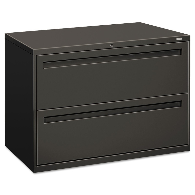 700 SERIES TWO-DRAWER LATERAL FILE, 42W X 18D X 28H, CHARCOAL
