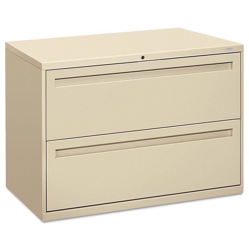 700 SERIES TWO-DRAWER LATERAL FILE, 42W X 18D X 28H, PUTTY