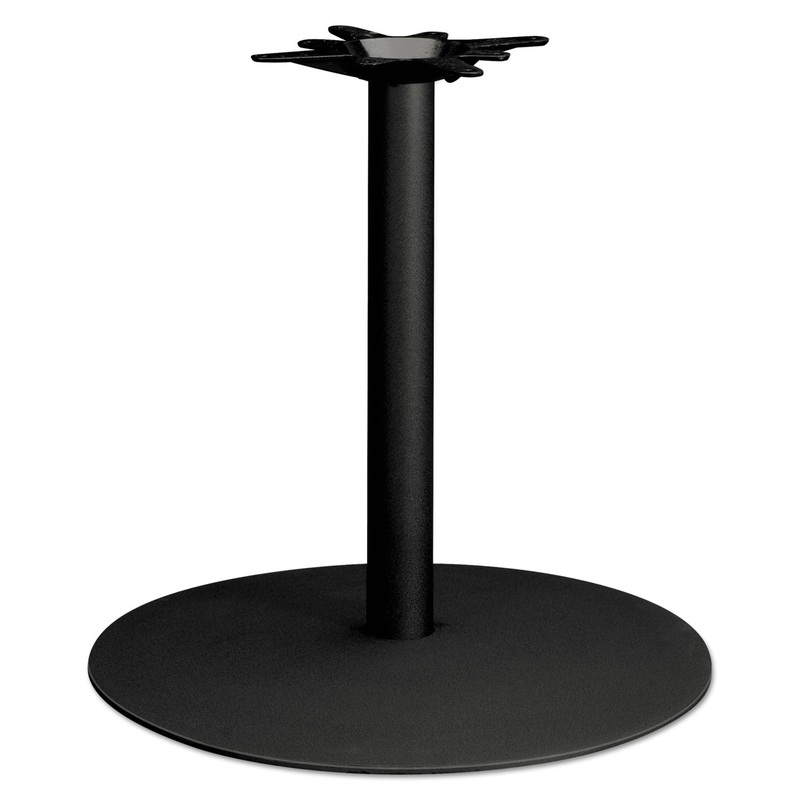 Single Column Hospitality Base, 28″ Dia. X 27-7/8h, Black