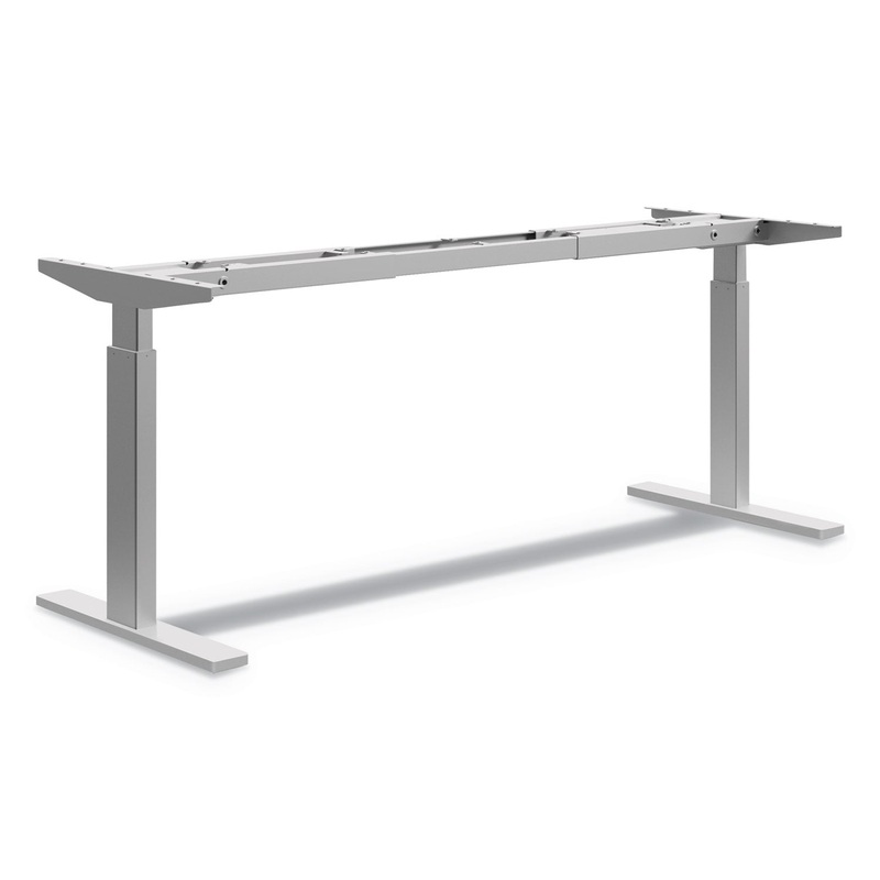 COORDINATE HEIGHT-ADJUSTABLE BASE, 72″ H X 24″ D X 25.5″ TO 45.25″ H, NICKEL