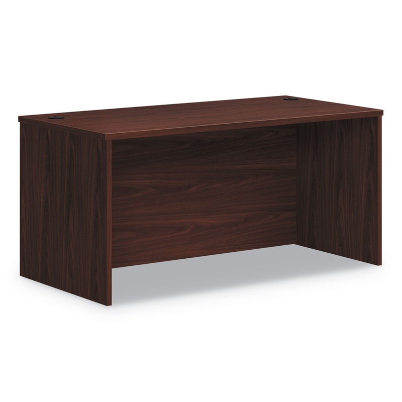 FOUNDATION RECTANGLE TOP DESK SHELL, 60W X 30D X 29H, MAHOGANY