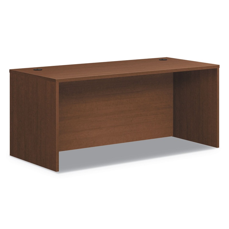 FOUNDATION RECTANGLE TOP DESK SHELL, 66W X 30D X 29H, SHAKER CHERRY