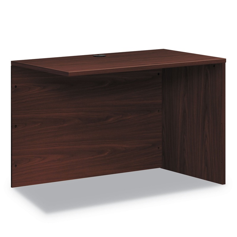 FOUNDATION RETURN SHELL, RIGHT, 42 1/4W X 24D X 29H, MAHOGANY