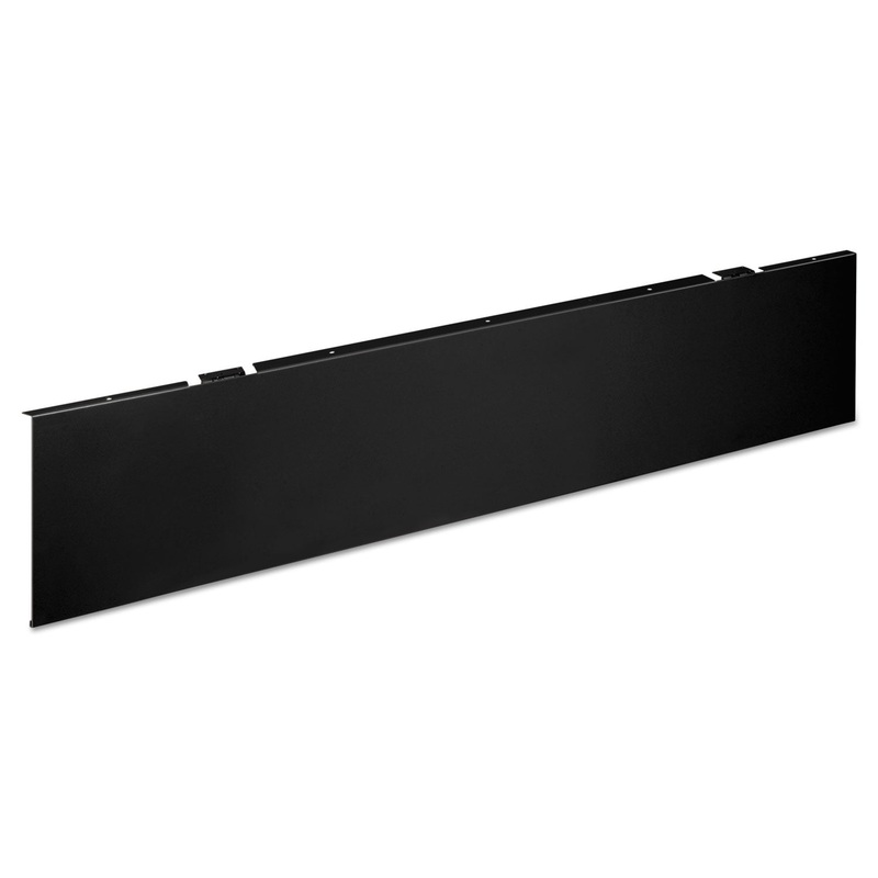 HUDDLE SERIES MULTIPURPOSE TABLE MODESTY PANEL, 44.5W X 0.13D X 9.63H, BLACK