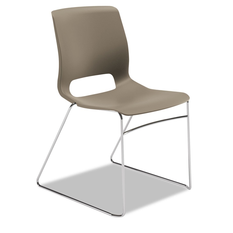 MOTIVATE HIGH-DENSITY STACKING CHAIR, SHADOW SEAT/SHADOW BACK, CHROME BASE, 4/CARTON