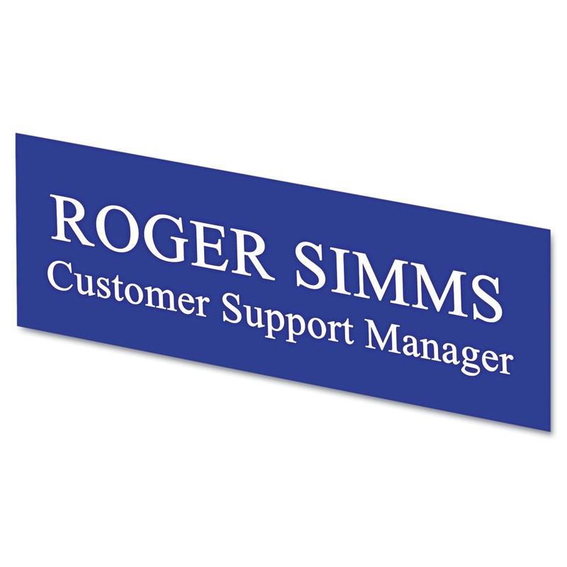 Engraved Name Plate, 2 X 8