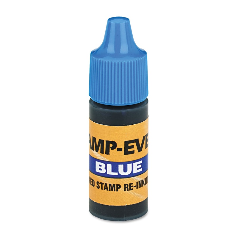 Refill Ink For Clik! & Universal Stamps, 7ml-Bottle, Blue