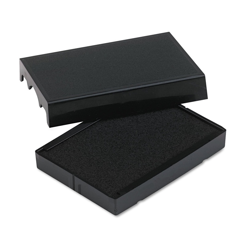 Trodat T4729 Dater Replacement Pad, 1 9/16 X 2, Black