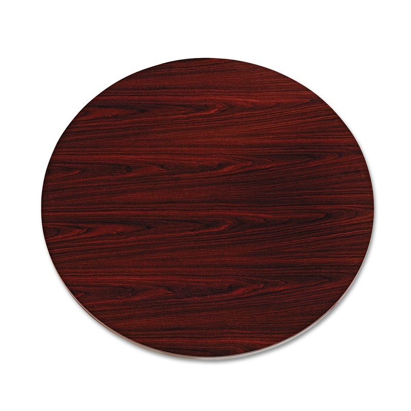 10500 Series Round Table Top, 42″ Diameter, Mahogany
