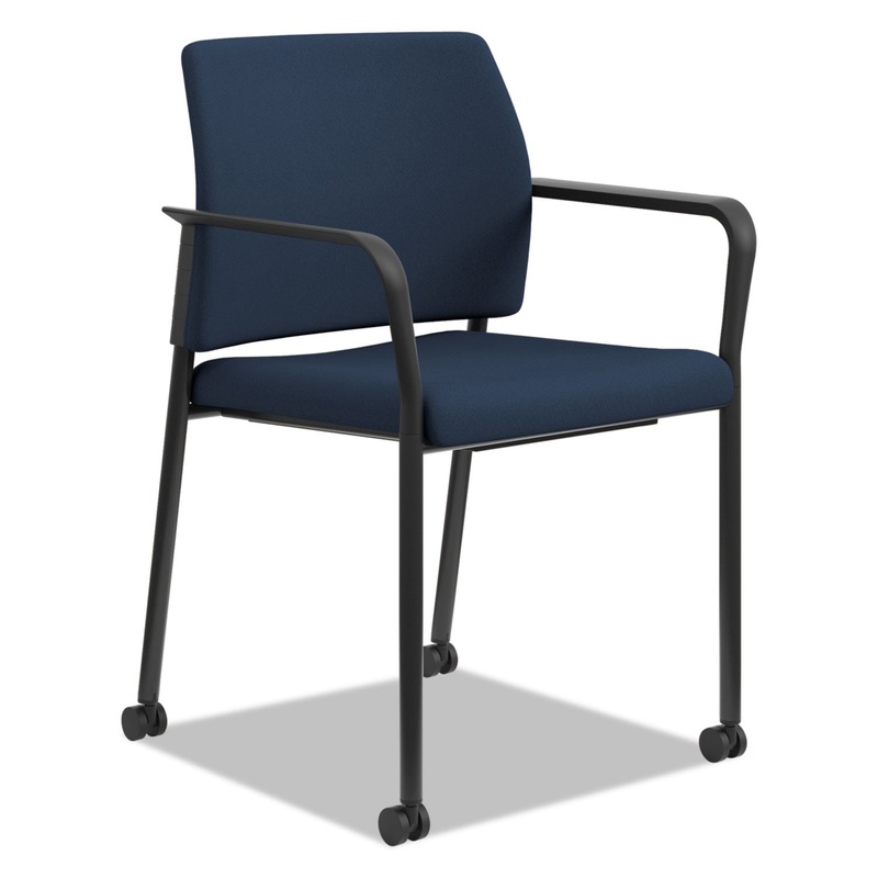 ACCOMMODATE SERIES GUEST CHAIR, 23.5″ X 22.25″ X 32″, NAVY SEAT/NAVY BACK, BLACK BASE, 2/CARTON