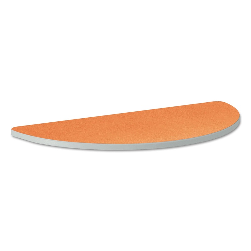 BUILD HALF ROUND SHAPE TABLE TOP, 60W X 30D, PINNACLE