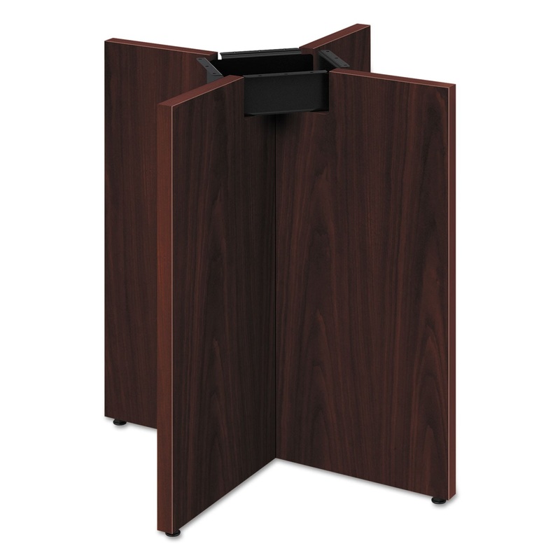 Preside Conference Table X-Base, 28 X 28, Mahogany