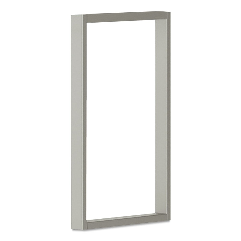 VOI O-LEG SUPPORTS FOR OVERHEAD CABINET, 14.25D X 20.5H, PLATINUM METALLIC