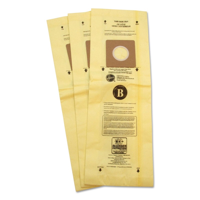 DISPOSABLE VACUUM BAGS, ALLERGEN B, 3PK/EA