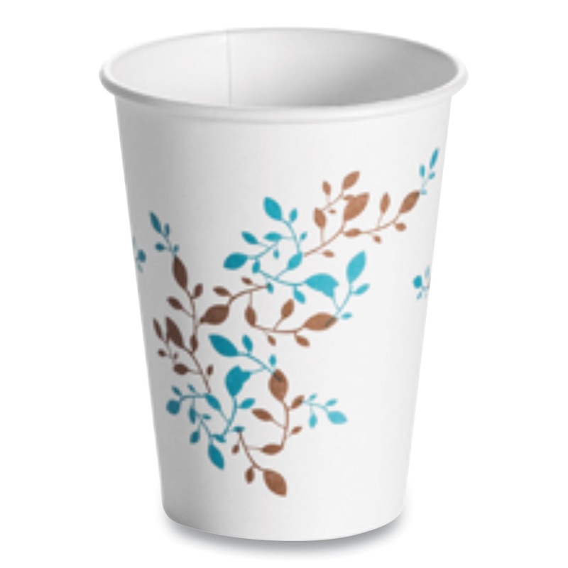 SINGLE WALL HOT CUPS 12 OZ, VINE, 1,000/CARTON