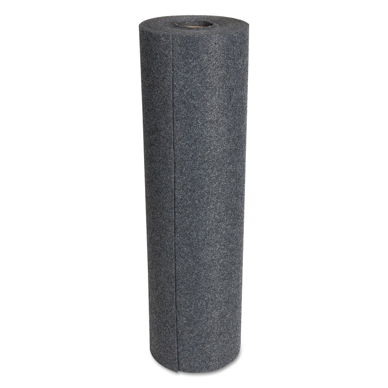 SUREGRIP ABSORBENT ADHESIVE FLOOR MAT, INDOOR/OUTDOOR, 34″ X 50 FT, GRAY