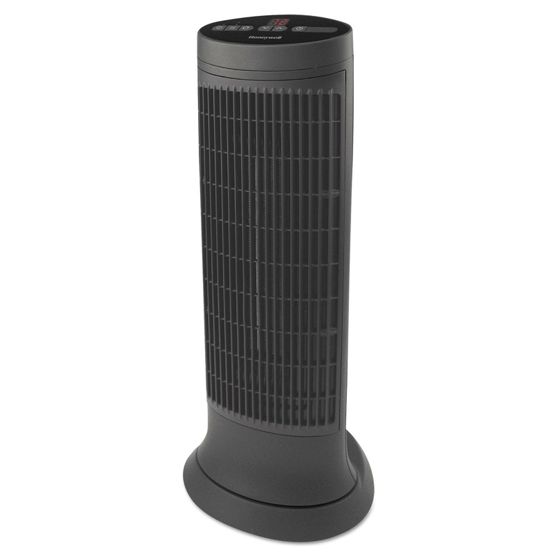 Digital Tower Heater, 750 – 1500 W, 10 1/8″ X 8″ X 23 1/4″, Black
