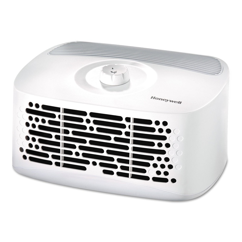 Hepaclean Tabletop Air Purifier, 85 Sq Ft Room Capacity, White