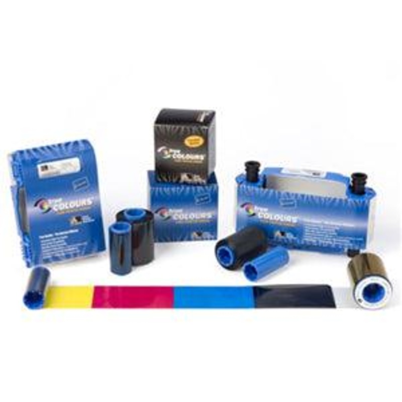 Zebra P1xx USB Card Printer Colour Ribbon 200 prints
